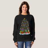 Xmas Holiday  English Cocker Spaniel Dog Christmas Sweatshirt (Vorne ganz)