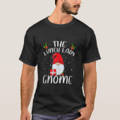 Xmas Holiday Family Matching The Lunch Lady Gnome T-Shirt (Vorderseite)