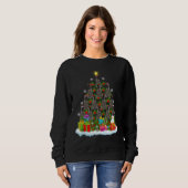 Xmas Holiday German Wirehaired Pointer Dog Christm Sweatshirt (Vorne ganz)