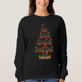 Xmas Holiday German Wirehaired Pointer Dog Christm Sweatshirt (Vorderseite)