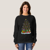 Xmas Holiday German Wirehaired Pointer Dog Christm Sweatshirt (Vorne ganz)