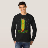 Xmas Holiday Reindeer Hat Santa Corn Christmas T-Shirt (Vorne ganz)