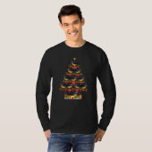 Xmas Holiday Santa Eastern Bluebird Christmas Tree T-Shirt (Vorne ganz)