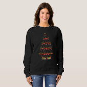 Xmas Holiday  Santa Portuguese Water Dog Christmas Sweatshirt (Vorne ganz)