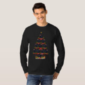 Xmas Holiday   Santa Schipperke Dog Christmas Tree T-Shirt (Vorne ganz)