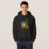 Xmas Holiday Santa Sugar Glider Christmas Tree Hoodie (Vorne ganz)