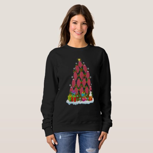 Xmas Holiday Sweet Potato Christmas Tree Sweatshirt (Vorne ganz)