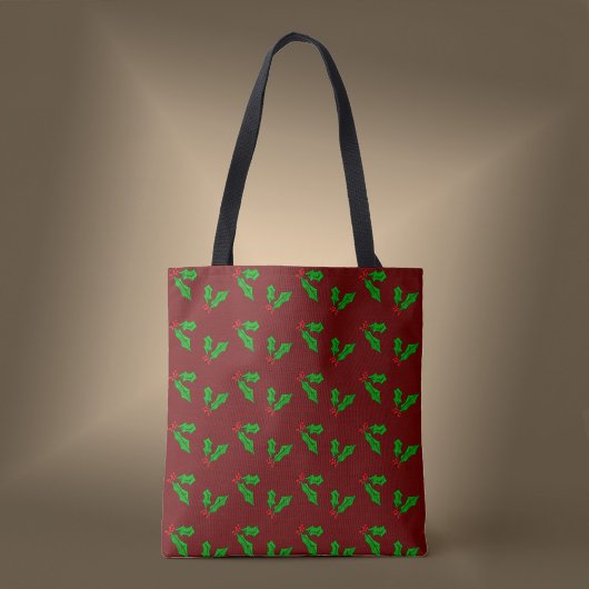 Xmas Holly Day Tasche