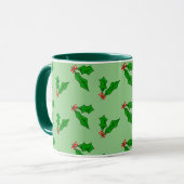 Xmas Holly Day Tasse (Vorderseite Links)