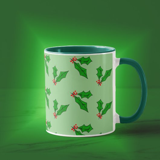Xmas Holly Day Tasse