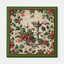 Xmas Holly und Candles Fantasy