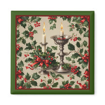 Xmas Holly und Candles Fantasy
