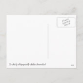 Xmas-Hütte Feiertagspostkarte (Rückseite)