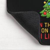 Xmas I Identify As A Christmas Tree Lit On The Out Mousepad (Ecke)
