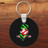 Xmas In New Jersey T Shirt Schlüsselanhänger (Vorderseite)
