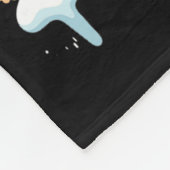 Xmas Japanese Sushi Christmas Tree Holiday Pajama  Fleecedecke (Ecke)