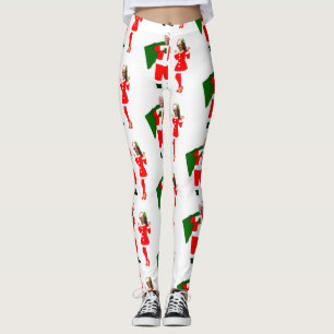 xmas jobiden santa kamala harris leggings