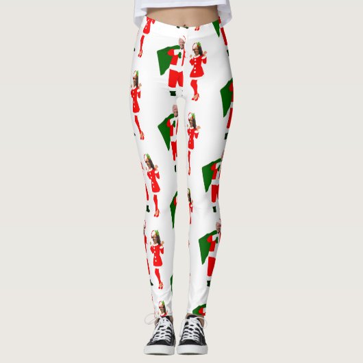 xmas jobiden santa kamala harris leggings (Vorderseite)