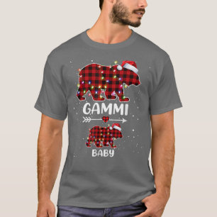 Xmas Kariert Bear Gammi Baby Polar Schwangerschaft T-Shirt