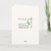 Xmas-Karte Mitte des Jahrhunderts Karte (Rückseite)