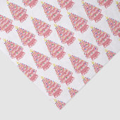 Xmas Keramik-Gewebe für Rosa Bäume Seidenpapier (Ausschnitt)