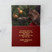 XMAS KITTY CHRISTMAS KARTE FÜR MAMA (Innenseite)