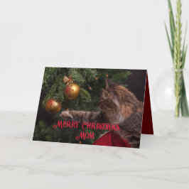XMAS KITTY CHRISTMAS KARTE FÜR MAMA