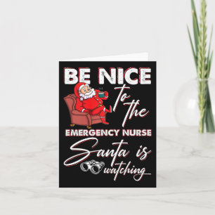 Xmas Krankenpflege Mitarbeiter der Krankenpflege N Karte