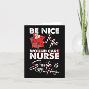 Xmas Krankenpfleger Wundpflegerin Ch Karte