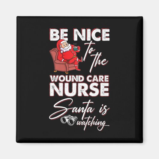 Xmas Krankenpfleger Wundpflegerin Ch Magnet (Vorne)