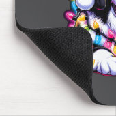 Xmas Landseer Newfoundland Dog Tangled Christmas L Mousepad (Ecke)