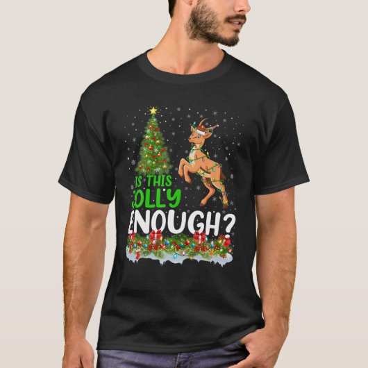 Xmas Leuchtturm ist dieser Jolly genug Antelope C T-Shirt (Vorderseite)