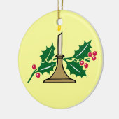 Xmas Licht Keramikornament (Links)