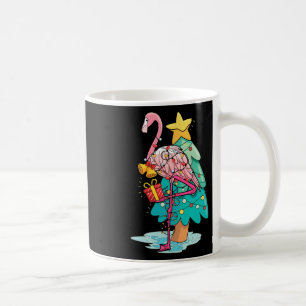 Xmas-Lichter Tropischer Flamingo Tier Weihnachten Kaffeetasse