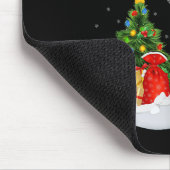 Xmas-Lichter Weihnachtsmann Hut Musical Ukulele Gi Mousepad (Ecke)