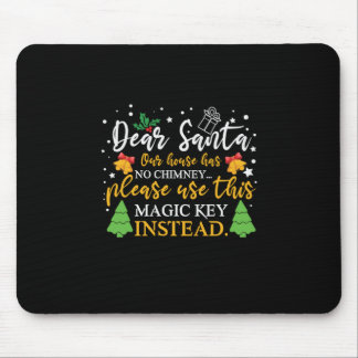 Xmas Liebe Santa Magic Key Mousepad