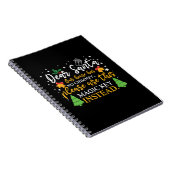 Xmas Liebe Santa Magic Key Notizblock (Rechte Seite)
