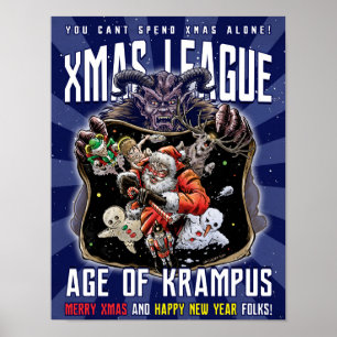 Xmas Liga Age of Krampus Poster