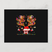 Xmas Light Book Lover Librarian Library Books Rein Postkarte (Vorderseite)