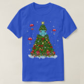 Xmas Light Matching Family Funny Brontosaurus Chri T-Shirt (Design vorne)