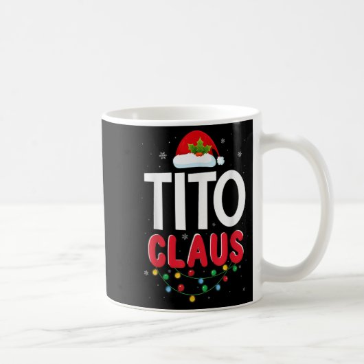 Xmas Light Tito Santa Claus Christmas Matching Cos Kaffeetasse (Rechts)