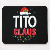 Xmas Light Tito Santa Claus Christmas Matching Cos Mousepad (Vorne)