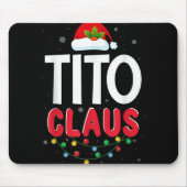 Xmas Light Tito Santa Claus Christmas Matching Cos Mousepad (Vorne)