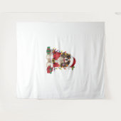 Xmas Lighting Cavalier King Charles Spaniel Dog Ch Wandteppich (Vorderseite (Horizontal))