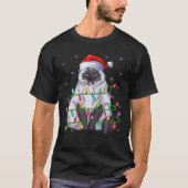 Xmas Lighting Matching Weihnachtsmannmütze Himalay T-Shirt (Vorderseite)