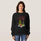 Xmas Lighting Santa German Shorthaired Pointer Dog Sweatshirt (Vorne ganz)