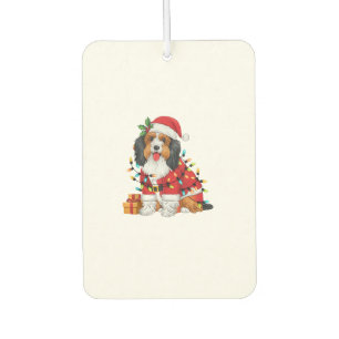 Xmas Lighting Santa Havanese Dog Weihnachten Autolufterfrischer
