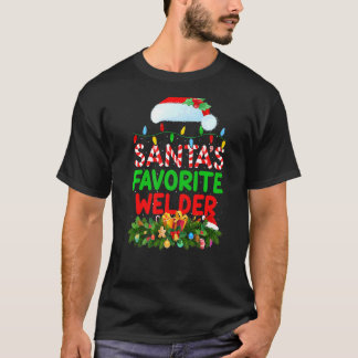 Xmas Lighting Santa S Lieblings Welder Weihnachten T-Shirt