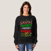 Xmas Lighting Santa's Lieblings-Projekt-Manager Ch Sweatshirt (Vorne ganz)