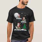 Xmas Lighting Tree Santa Riding Ison Dart Frog Chr T-Shirt (Vorderseite)